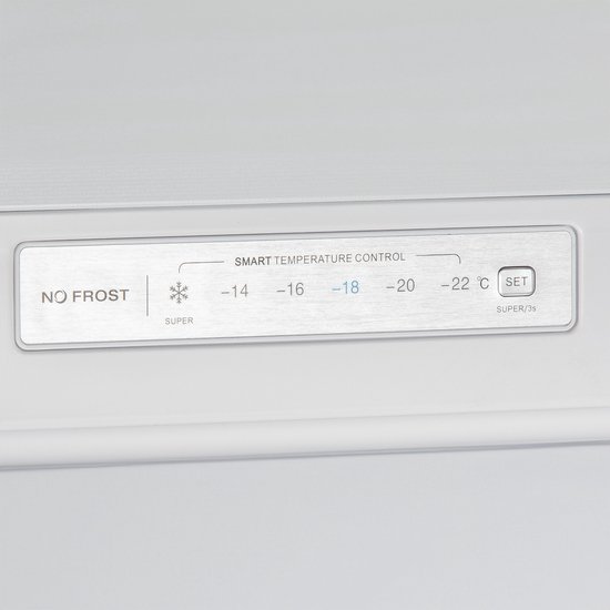 PRIMO PR173DV Congélateur - 161L - énergie D - Congélateur Pose No Frost - 5 Compartiments - Wit