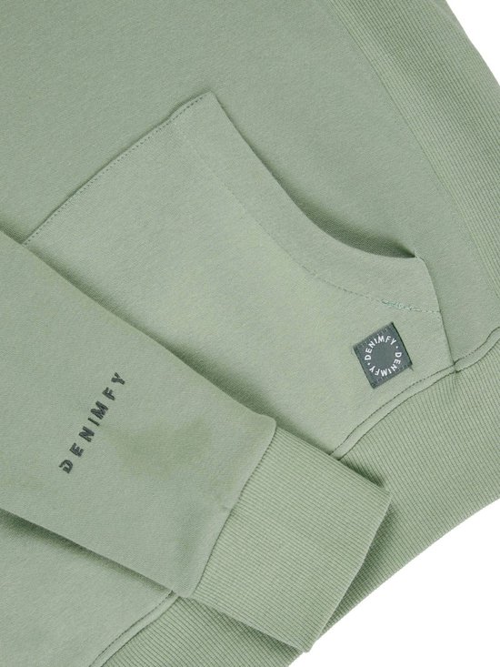 DENIMFY Pull femme DFEmma coupe régulière Vert XL Adultes Sweat à capuche Sweat à capuche