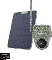 Reolink 4K 4G LTE PT Wildlife Cam met zonnepaneel, 360° zicht, 32GB microSD-kaart, detectie en herkenning van dieren