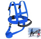 Harnais D'entraînement Ski/snowboard Pour Enfants – Ceinture Réglable 30-80 Cm, Dossier Oxford 420D, Poignée, Rangement, Débutants