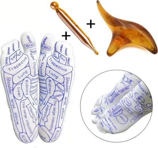 Reflexologie Sokken - Voetmassage Apparaat - Zone - Reflexology Socks - Acupressuur Sokken - Maat 40-46 - Reflexologie