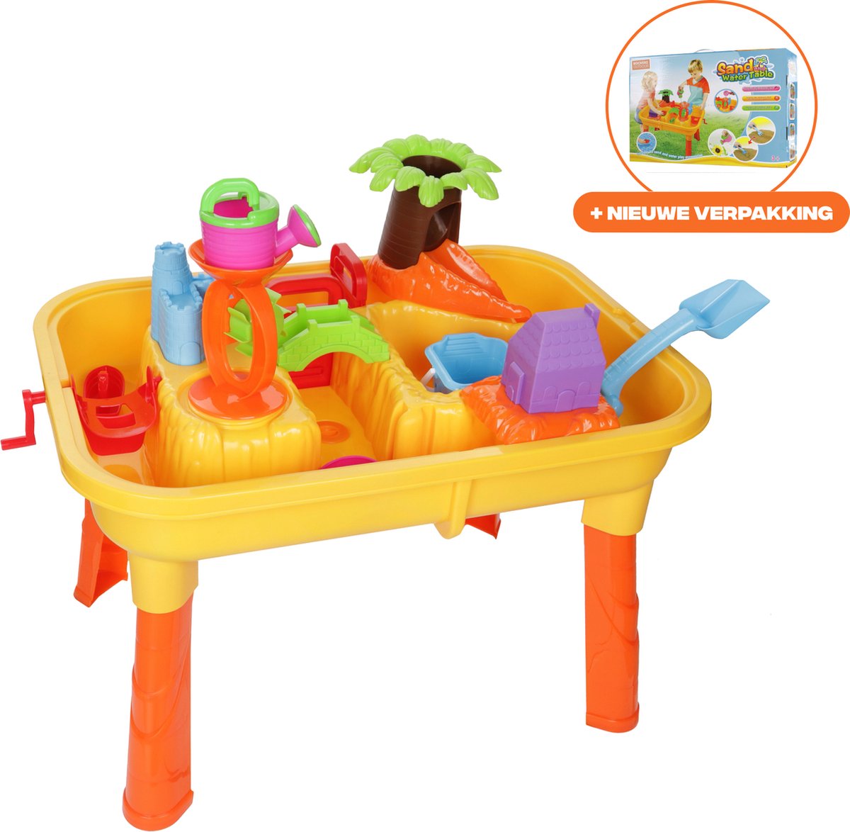 Rockerz Watertafel - Zandtafel - Speeltafel - Water speelgoed - Buitenspeelgoed - 25 delig - inclusief accessoires - Stimuleert hand-oog-coördinatie - Eenvoudig te monteren - Urenlang speelplezier gegarandeerd — afbeelding 17