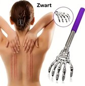 Uitschuifbare Rugkrabber I Verstelbare Ruggenkrabber I Massage Krabber I Telescopische Rugkrabber I Anti Jeuk I Tot 59 CM I RVS I Zwart