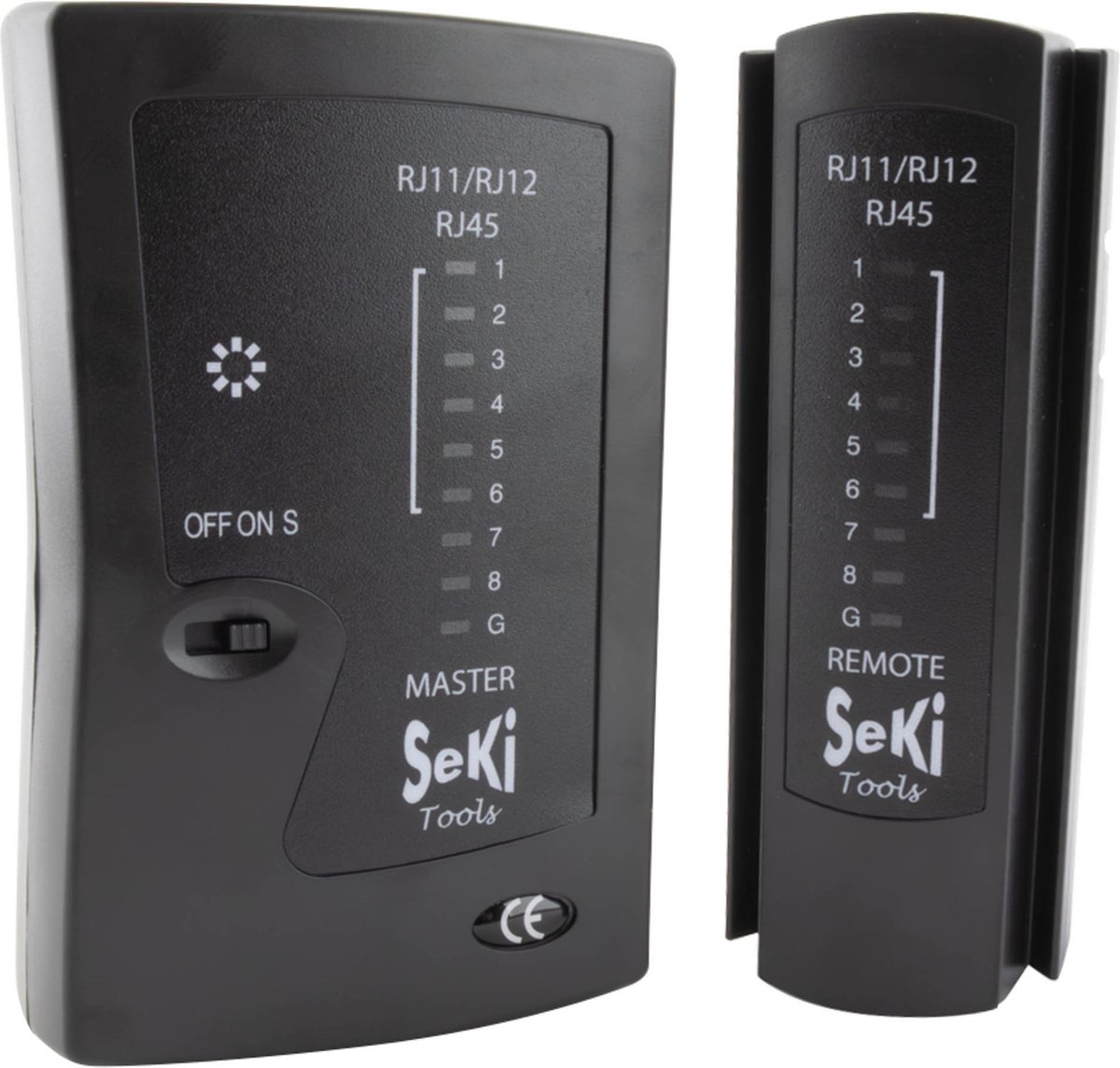 Seki LAN kabeltester voor RJ45 + RJ11
