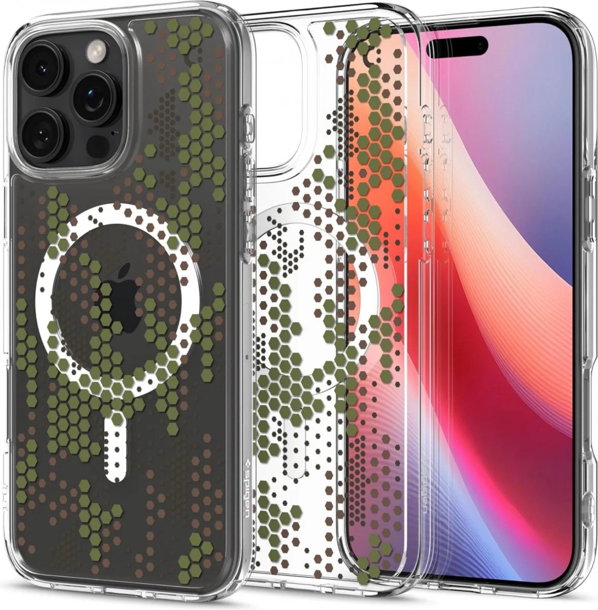 Spigen Ultra Hybrid Magsafe, Digitale Camouflage - Iphone 16 Pro Max
