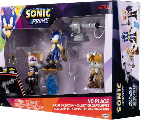 Sonic - Figura Di Tails Con Stella Primaverile - Statuetta Snodabile Da 10 Cm, Colore Giallo, Per Collezionisti (Modello 407024)