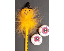Legami Halloween Pompoen Pen & Oogbal Gummen