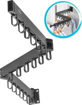 Bol.com Bene Vivere® Wanddroogrek - Inklapbaar en Inschuifbaar Droogrek voor aan de Wand - Ruimtebesparend Wasrek voor Droogcomfort aanbieding