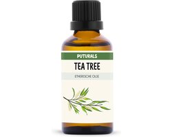 Puturals Tea Tree Olie 100% Biologisch - 50ml - Puur en Vegan - Tea Tree Olie voor Huid, Haar en Nagels