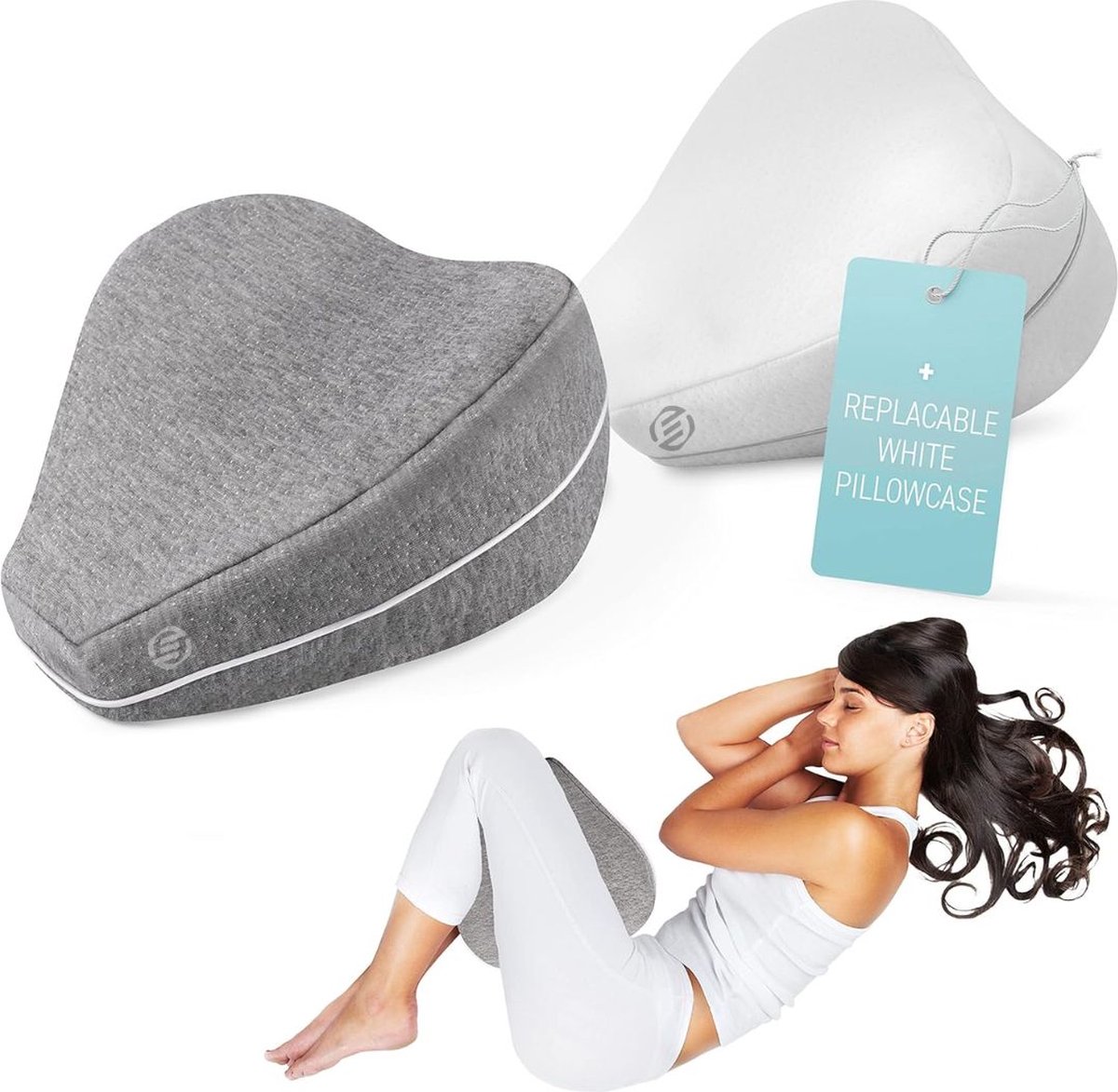 Goedkoopste Equivera Zijslaapkussen Volwassenen - Zijslaapkussen - Lichaamskussen Zijslaper - Zijslaap Kussen Volwassenen - Zwangerschapskussen - Voedingskussen - Borstvoedingskussen - Body Pillow - Voor een comfortabele nachtrust!