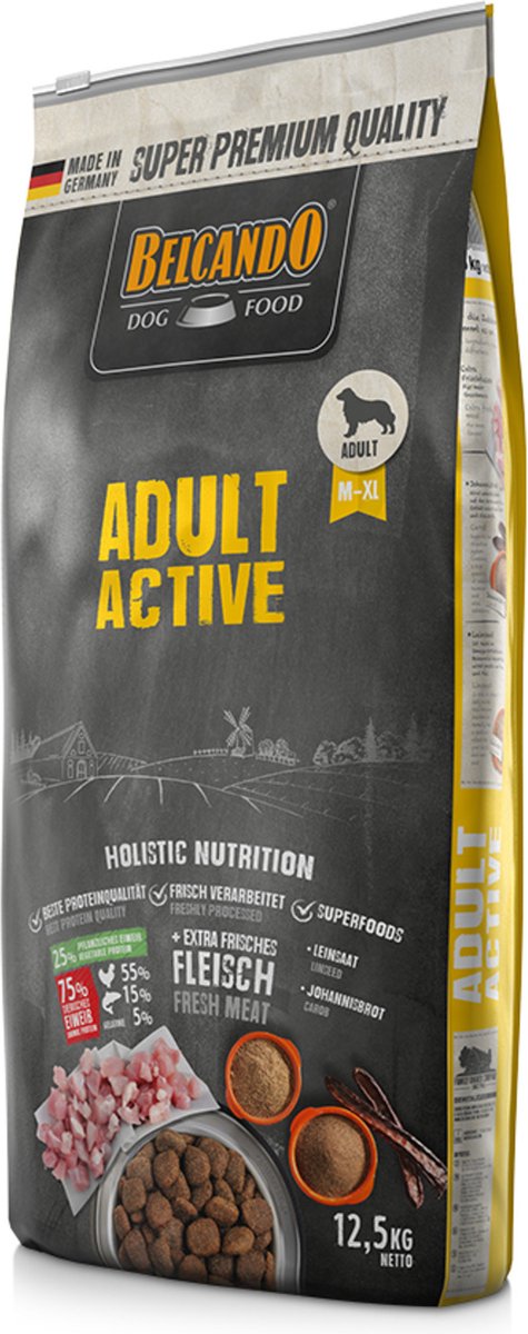 Belcando Belcando Adult Active - Hondenvoer - 12.5 kg