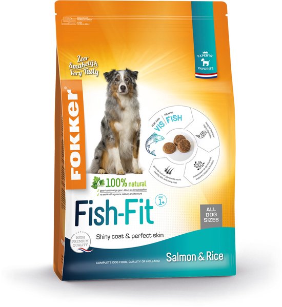 Fokker Dog Fish-Fit Zalm - Hondenvoer - 13 kg