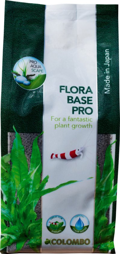 Colombo Flora Base Pro Fijn - Aquarium -Voedingsbodem - 1 l Zwart