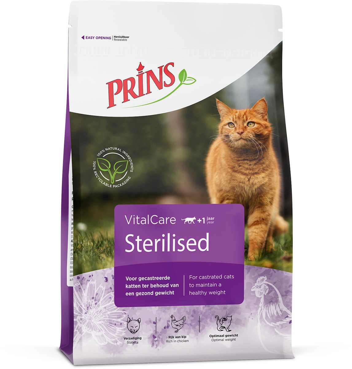 Prins VitalCare Sterilised 4 kg - Kat