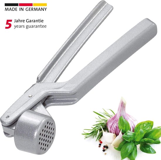 Presse-ail pilon rond 165 cm aluminium Novapress argent