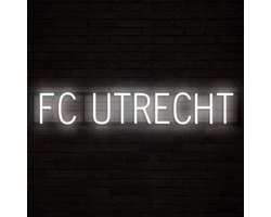 FC UTRECHT - Lichtreclame Neon LED bord verlicht | SpellBrite | 93,04 x 16 cm | 6 Dimstanden & 8 Lichtanimaties | Reclamebord neon verlichting