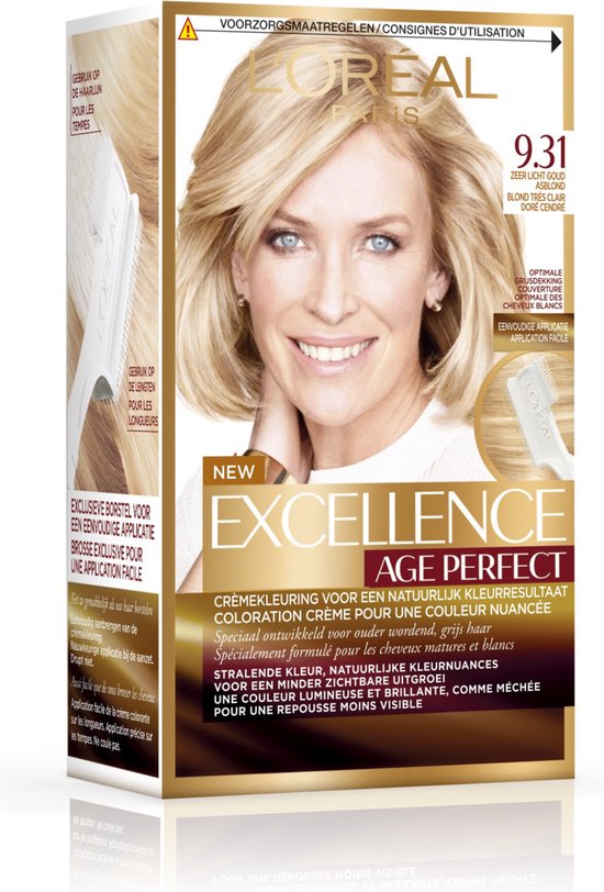 L’Oréal Paris Excellence Age Perfect 9.31 - Zeer Licht Goud Asblond - Haarverf