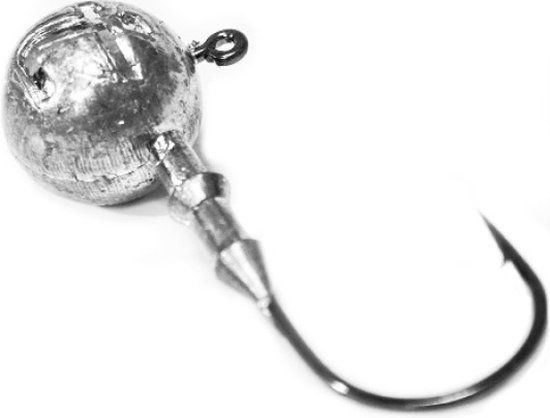 DJ- Head 31 Jighead - #6/ 0 - 4g - 4 pièces - Tête plombée pour poissons prédateurs - Têtes plombées pour Shads & Softbaits