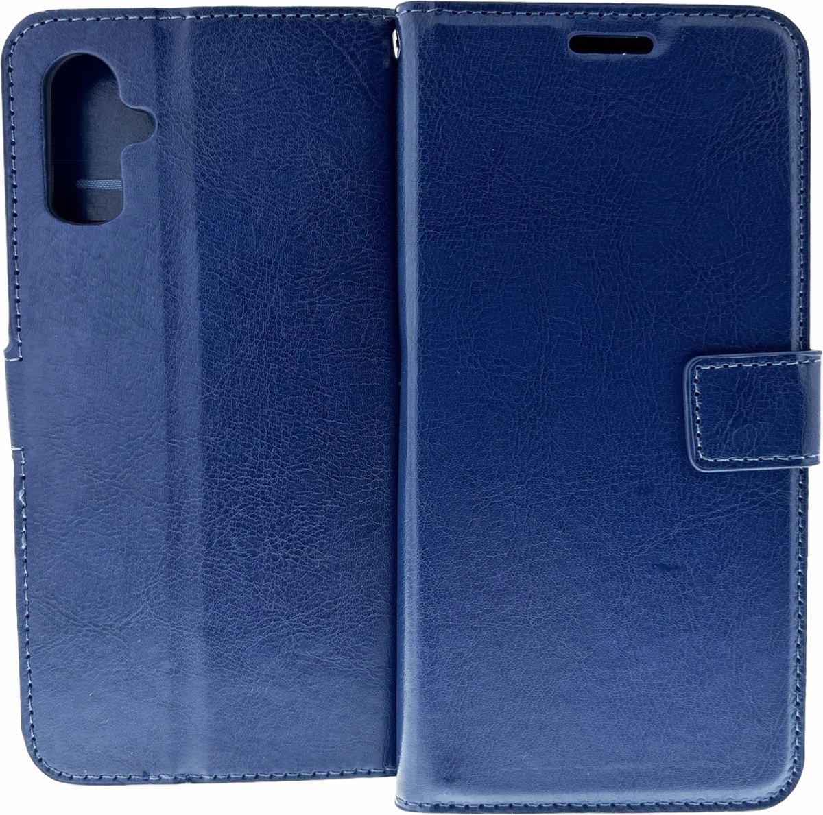 Bookcase Geschikt voor: Apple iPhone 16 Plus - Blauw - portemonnee hoesje - ZT Accessoires