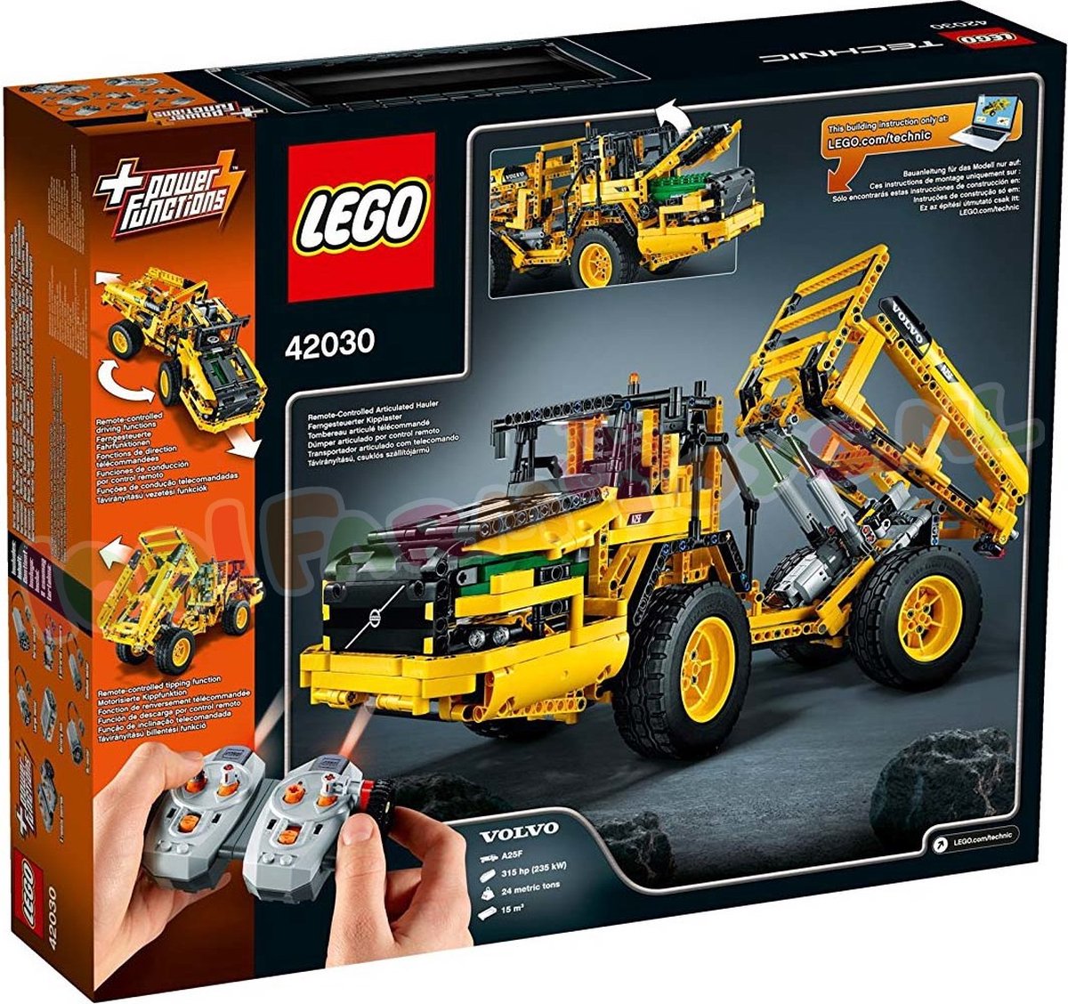 LEGO Technic Remote-Controlled VOLVO L350F Wheel Loader, Bouwpakket, 11 jaar, 1636 stuk(s) — cadeau in Spellen & Speelgoed - foto 5
