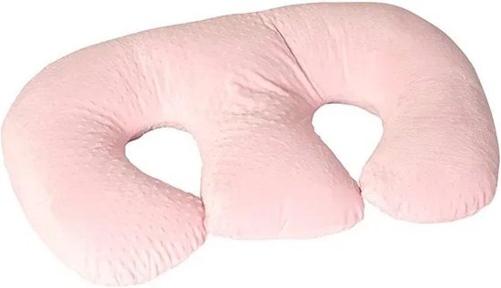 Eszenzics™ Voedingskussen - Multifunctioneel Verpleegkussen - Borstvoeding Tweeling - Wasbaar - Anti-Spugen - Babynest - Voeding Taillekussen - Moeder Zwangerschap Kussen - Roze van Eszenzics™ — afbeelding 3