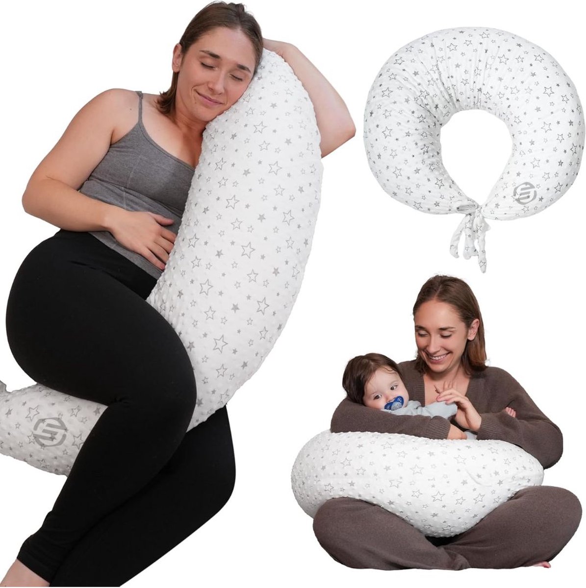 Goedkoopste Equivera Zijslaapkussen Volwassenen - Zijslaapkussen - Lichaamskussen Zijslaper - Zijslaap Kussen Volwassenen - Zwangerschapskussen - Voedingskussen - Borstvoedingskussen - Body Pillow - Voor een comfortabele nachtrust!