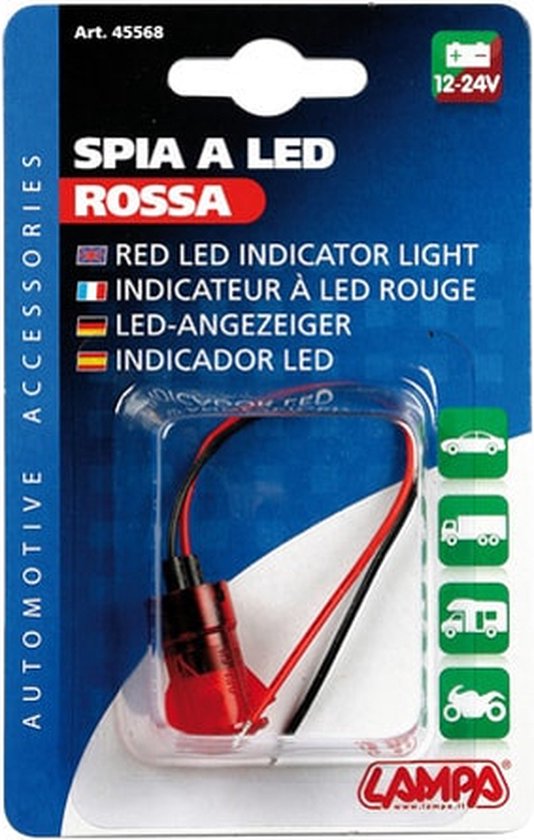 Velleman Transparant Led-knipperlicht, Gebruik Binnenshuis, 12 Vdc, 15