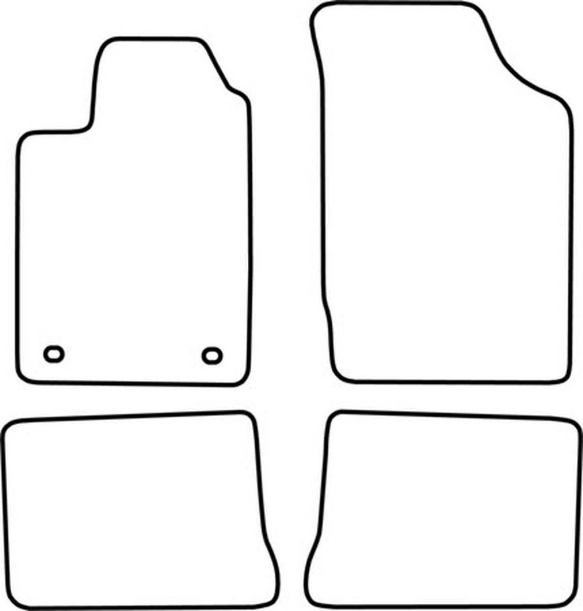 Automatten | Mattenset Renault Clio - 1998 - 2005