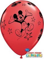 Disney Mickey Mouse Clubhouse ballonnen rood 6 st. ø 30,48 cm.
