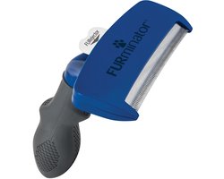 Furminator Hond Kort Haar - Hondenvachtkam - Blauw Large