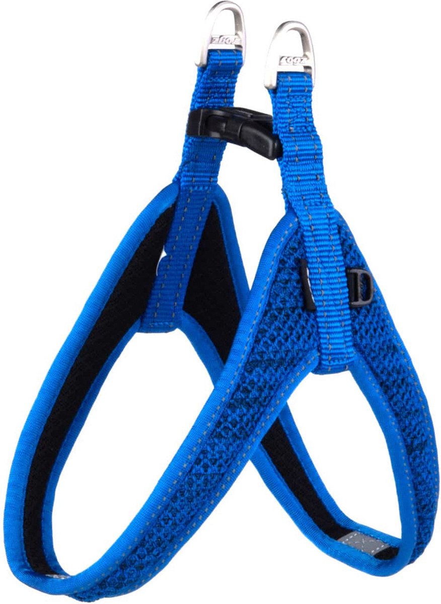 Rogz Utility Fast Fit Tuig Blauw - Hondenharnas - 63 cm