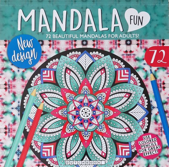Mandala kleurboek voor volwassenen met 72 kleurplaten - geschikt voor kleurpotloden en kleurstiften