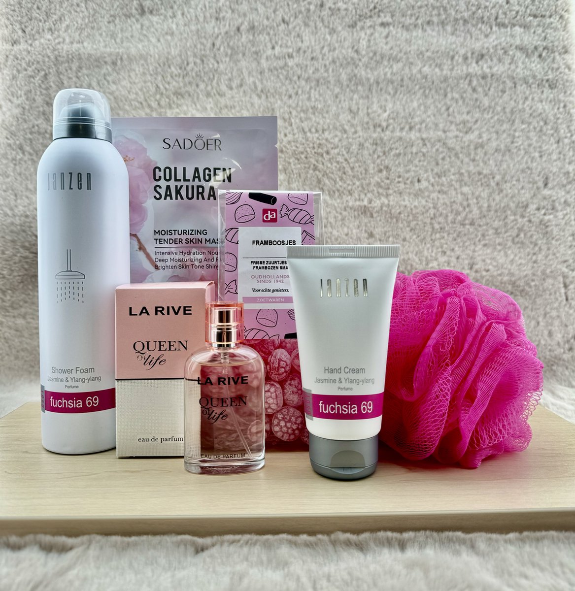 Goedkoopste Dames Nieuwjaarsgeschenk •Janzen Fuchsia69• - Cadeau voor Vrouwen - Perfect Gifts