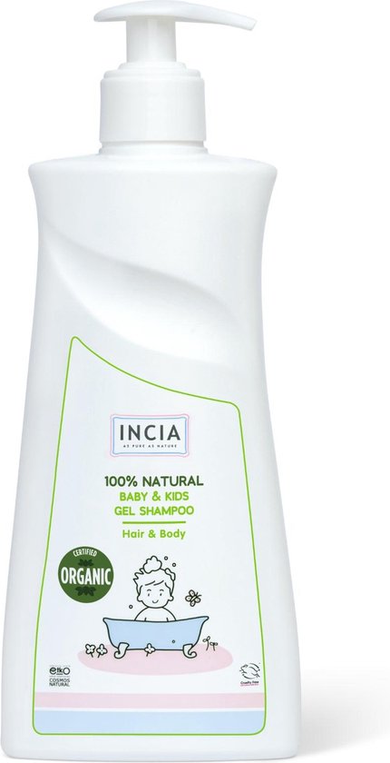 Incia - Natuurlijke Kinder Shampoo - Zonder Sulfaten en Parabenen