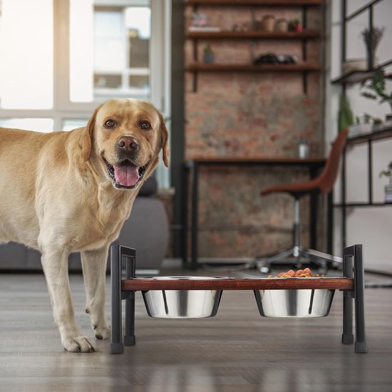 Adori H Standaard Inclusief 2 Bakken - Hondenvoerbak - 28 cm - Voerbak - Pets Place