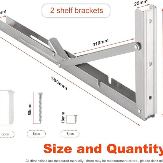 Adjustable roof box for wall mounting, 33-57 cm, for storing roof