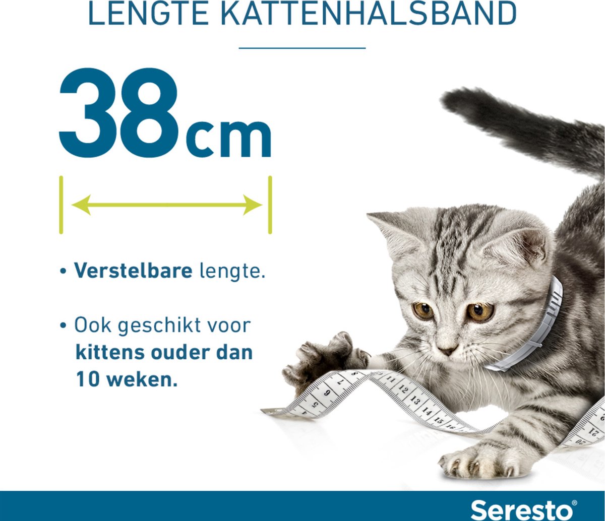 Seresto teken- en vlooienband kat 38 cm thumbnail 3