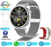 Bol.com 2024 Nieuwe Smartwatch voor Dames - 360x360 AMOLED HD Scherm NFC IP68 Waterdicht Hartslagmeter 500+ Wijzerplaten Fitness... aanbieding