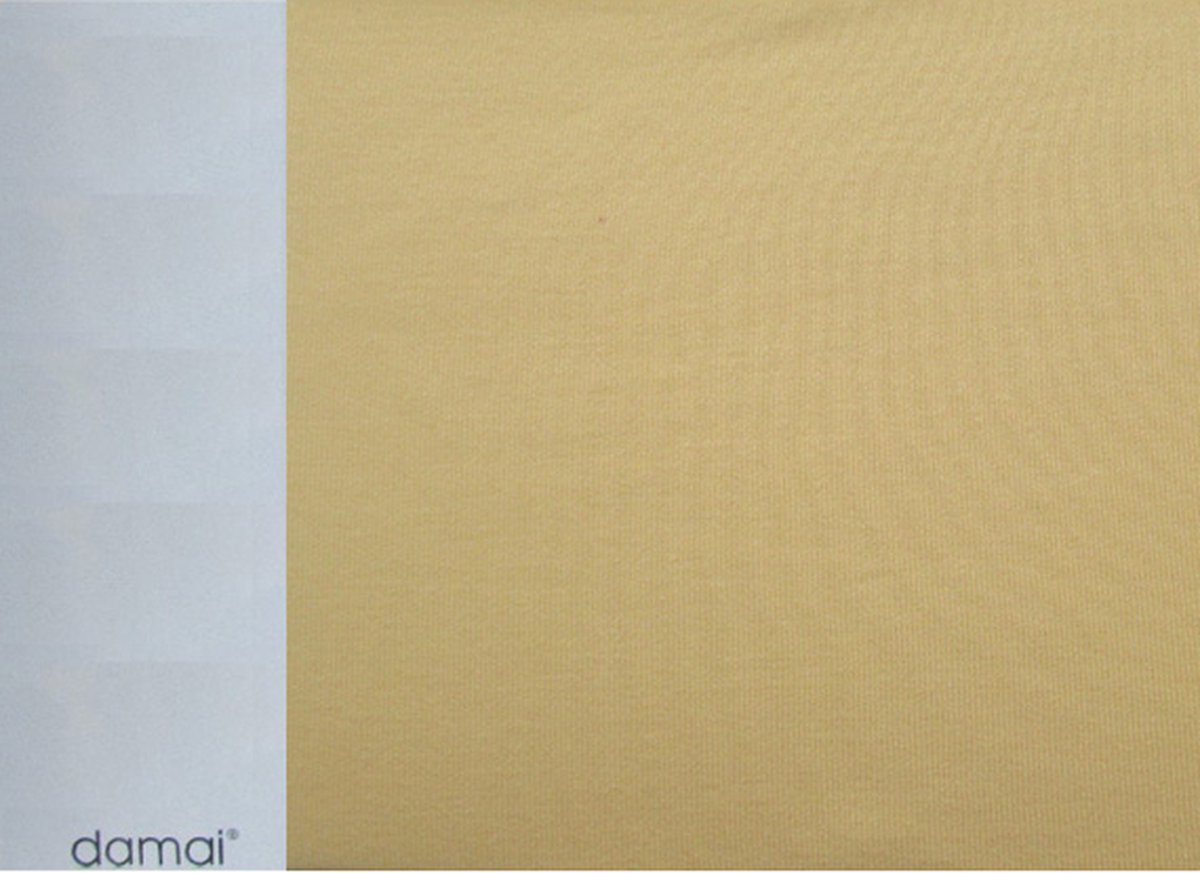 Damai Double Jersey Hoeslaken - Ledikant - 60x120 cm - Sunflower