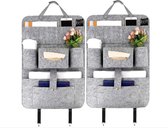 2 stuks autostoel organizer auto vilt organizer sticker auto achterbank tas opbergtas auto-organizer auto voor gadget camping accessoires