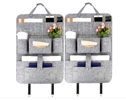2 stuks autostoel organizer auto vilt organizer sticker auto achterbank tas opbergtas auto-organizer auto voor gadget camping accessoires