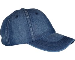 Jeans cap - Unisex Baseball Cap - Denim 100% katoen - verstelbare riemsluiting - Blauw