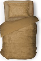 Eleganzzz Teddy Pluche Dekbedovertrek - Taupe - Teddy Dekbedovertrek - Dekbedovertrek 140x200/220cm - Eenpersoons dekbedovertrekken