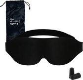 Bol.com The Sleeping Agency - Luxe 3D Slaapmasker - 100% Verduisterend - Slaapmasker voor Vrouwen en Mannen - Traagschuim - Oogm... aanbieding