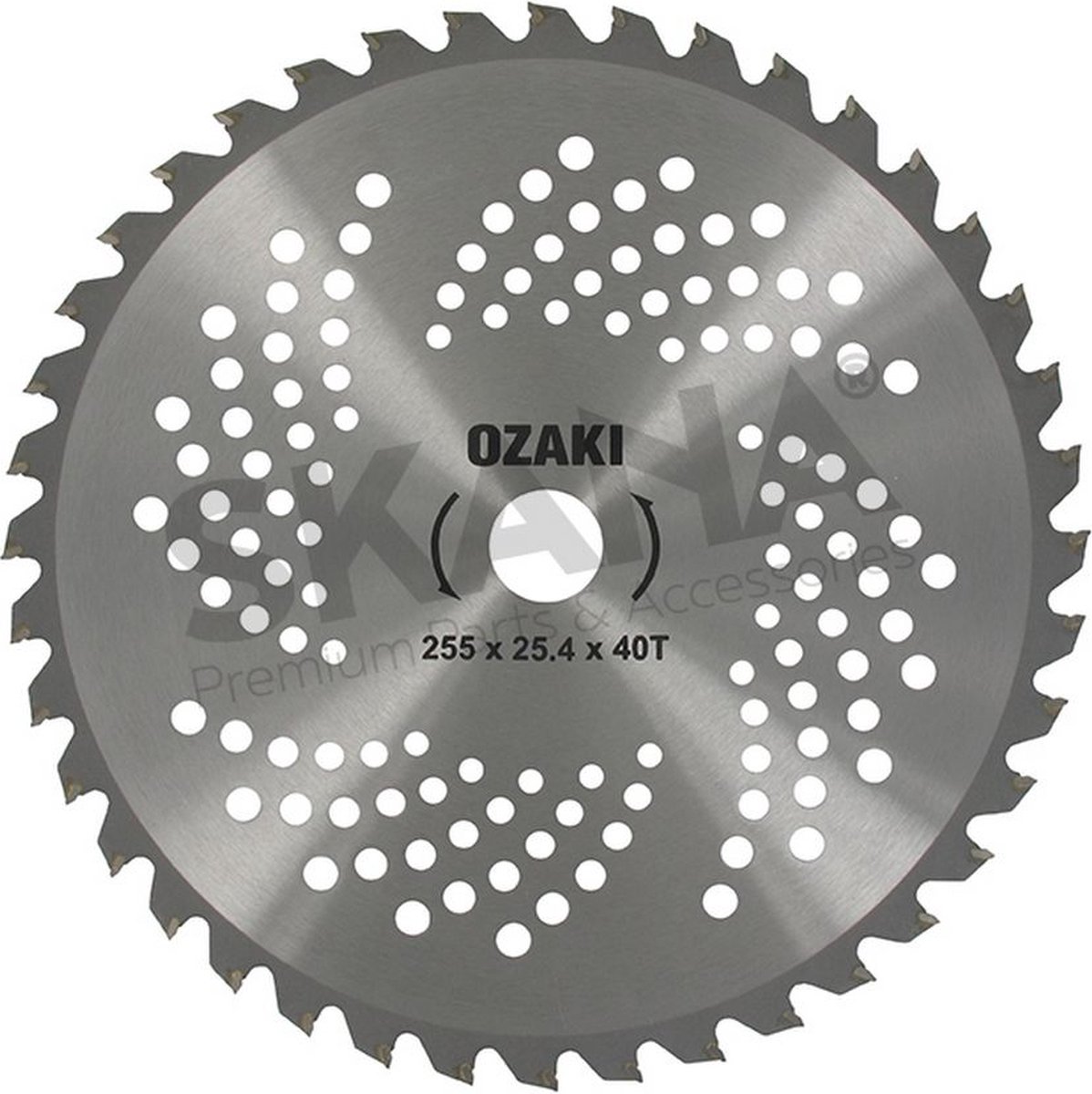 BOSMAAIERMES MET HARDMETALEN TANDEN - 40T - 255X25.4MM