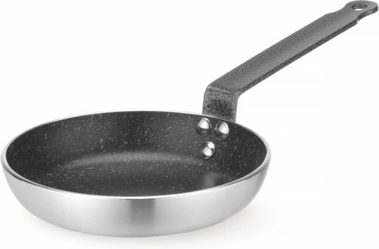 HENDI Koekenpan – Aluminium – Marble anti-aanbaklaag – Ø 20 cm – Hittebestendig tot 260°C
