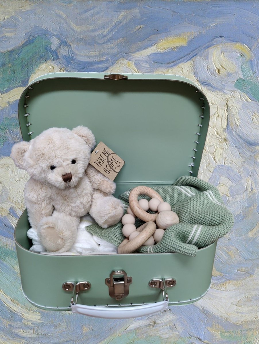 Goedkoopste kraamkado - kraamcadeau - baby - jongen - meisje - gender neutraal - groen - green