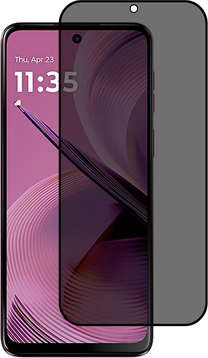 Coverup Screen Protector - Geschikt voor Motorola Moto G55 Screen Protector - Coverup Privacy Tempered Glass - Transparant