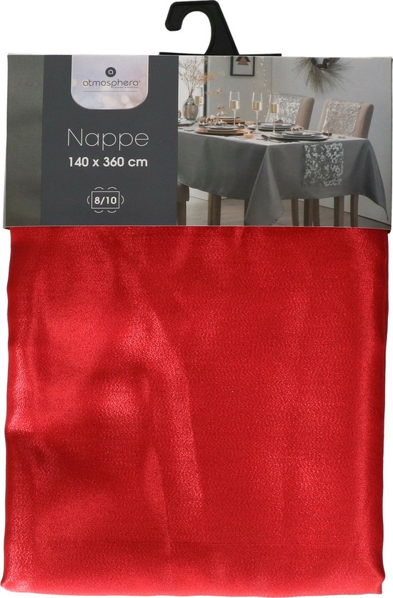 Tafelkleed van katoen, rechthoekig, jacquard, ruitpatroon