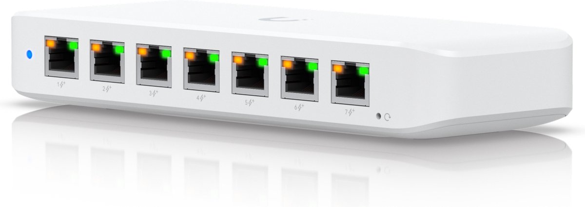 Ubiquiti UniFi Ultra 60W - Gigabit switch - 8 Gigabit LAN-poorten